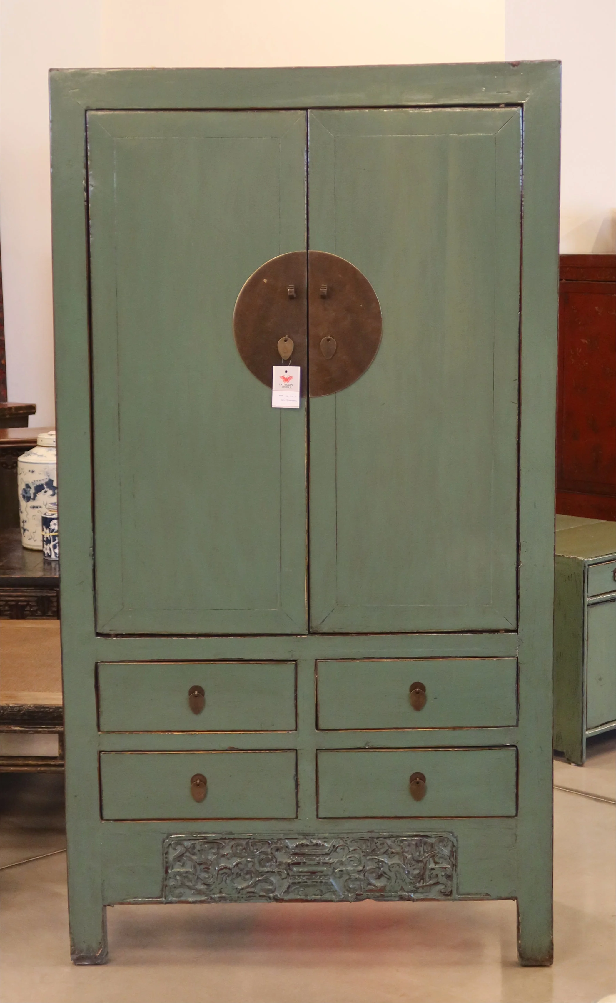 ARMADIO CINESE DELLO SHANDONG LACCATO - Image 6