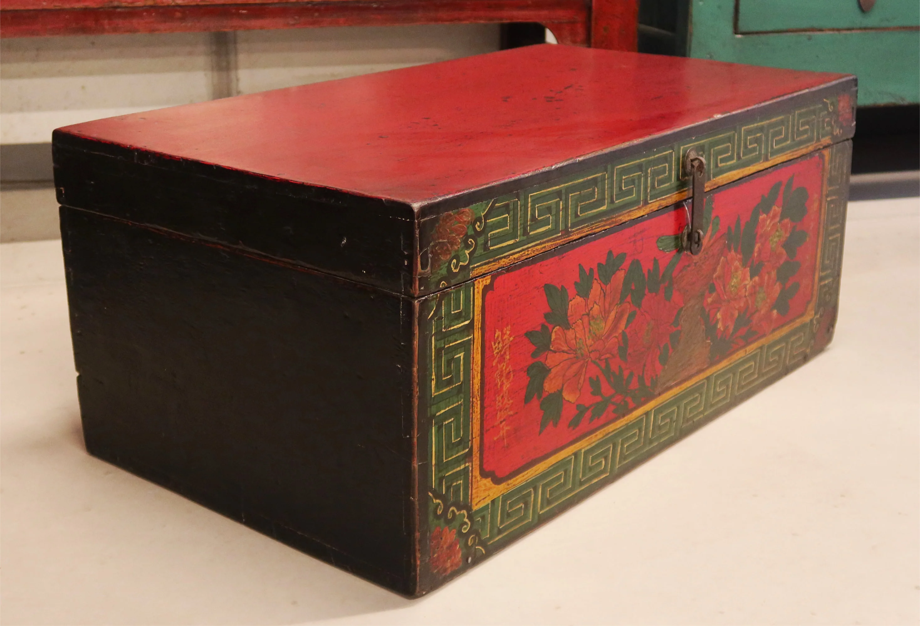 BAULE DELLA MONGOLIA DECORO FLOREALE - Image 3