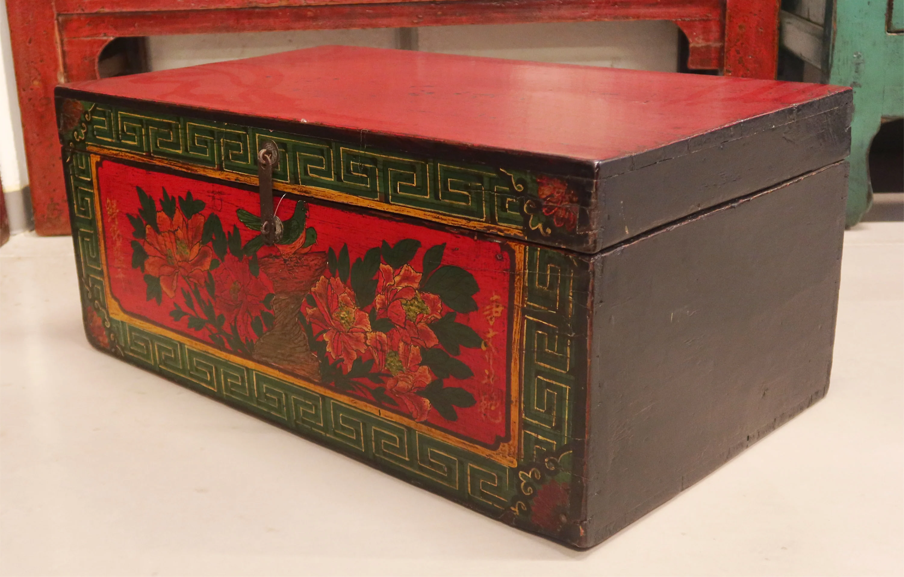 BAULE DELLA MONGOLIA DECORO FLOREALE - Image 4