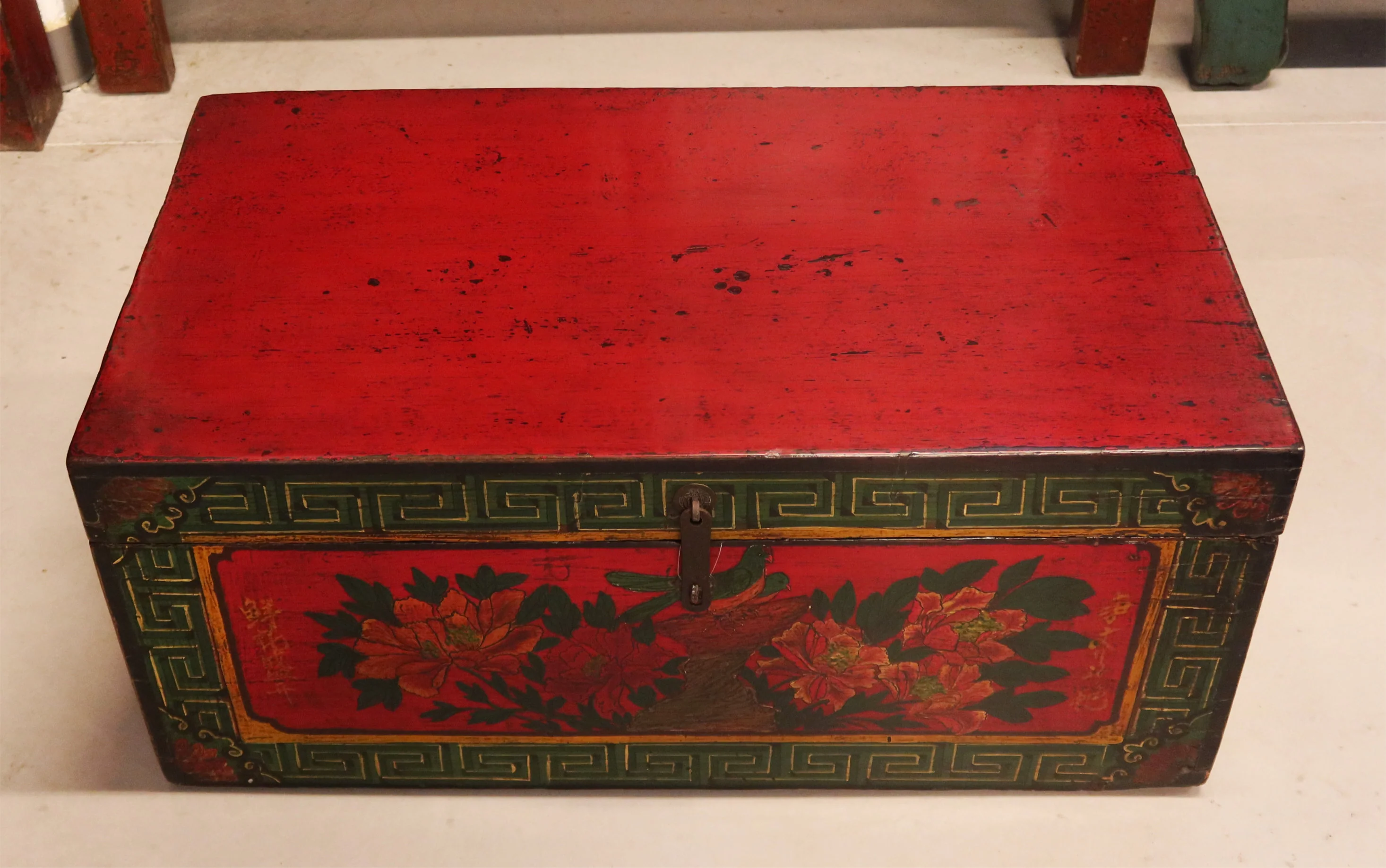 BAULE DELLA MONGOLIA DECORO FLOREALE - Image 5