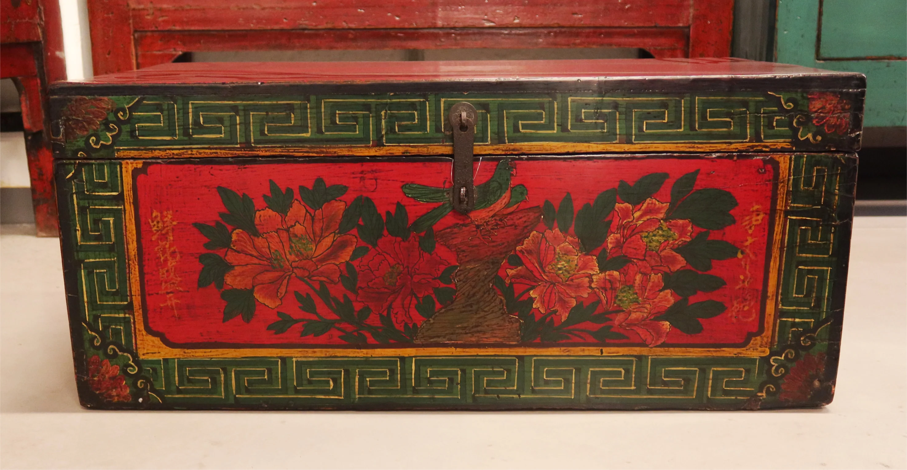 BAULE DELLA MONGOLIA DECORO FLOREALE - Image 6