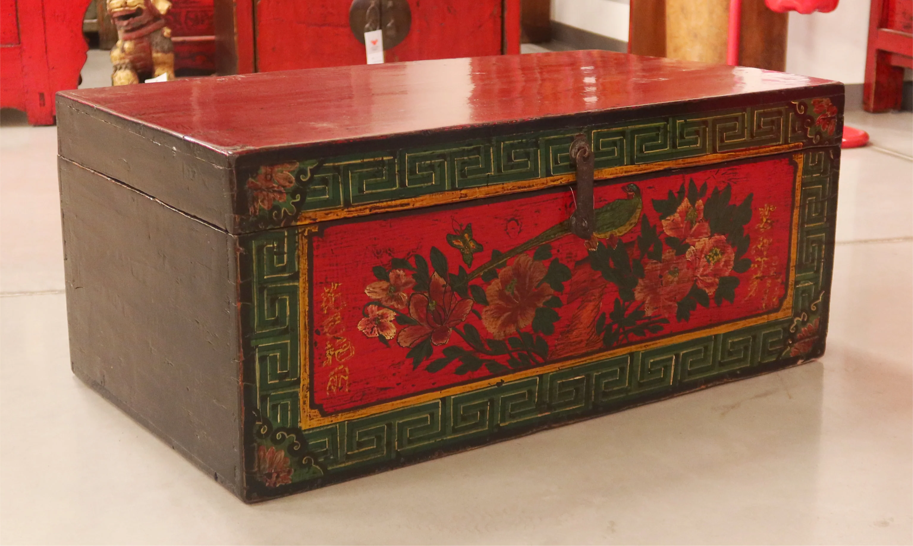 BAULE DELLA MONGOLIA DECORO FLOREALE - Image 5