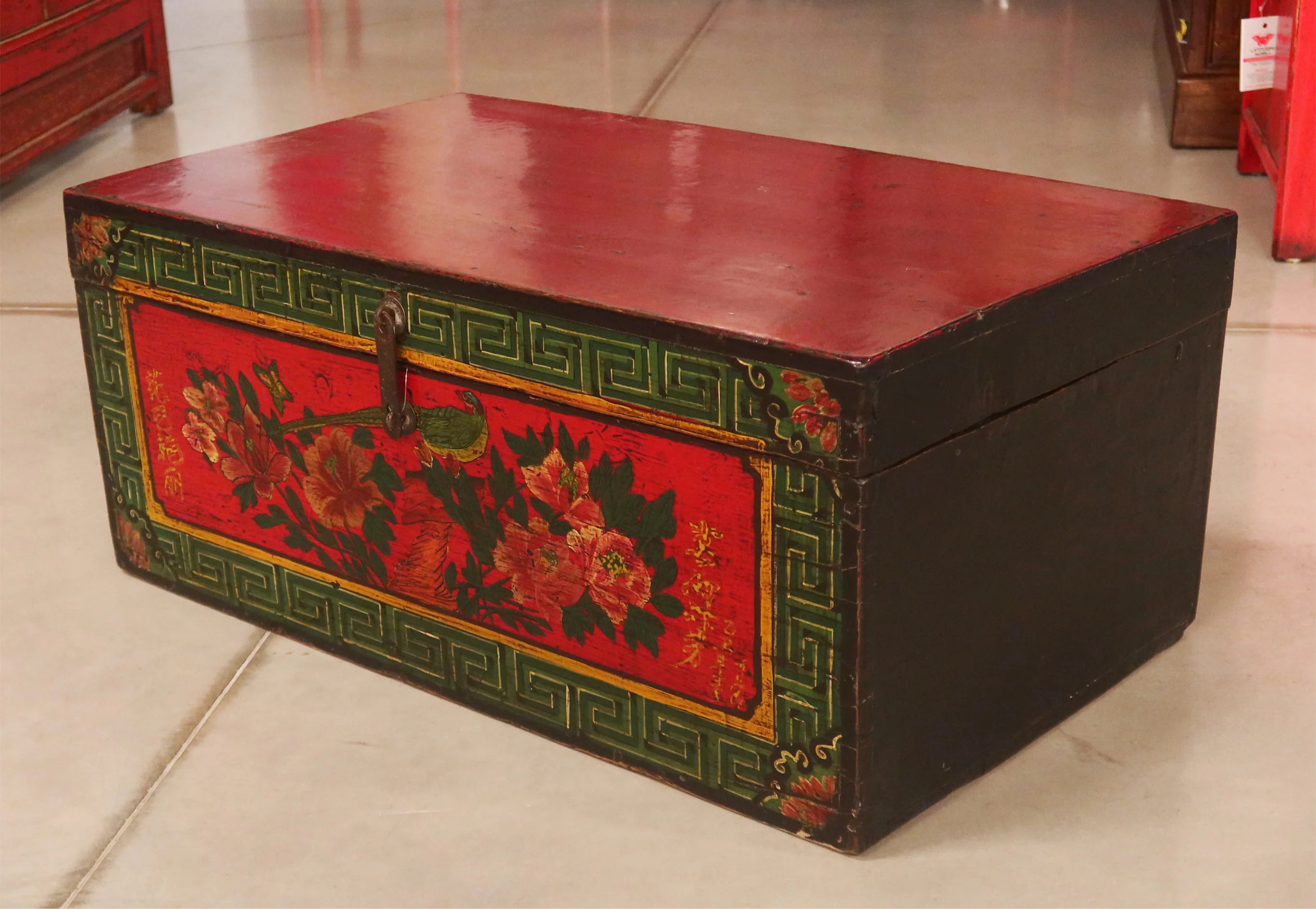 BAULE DELLA MONGOLIA DECORO FLOREALE - Image 6