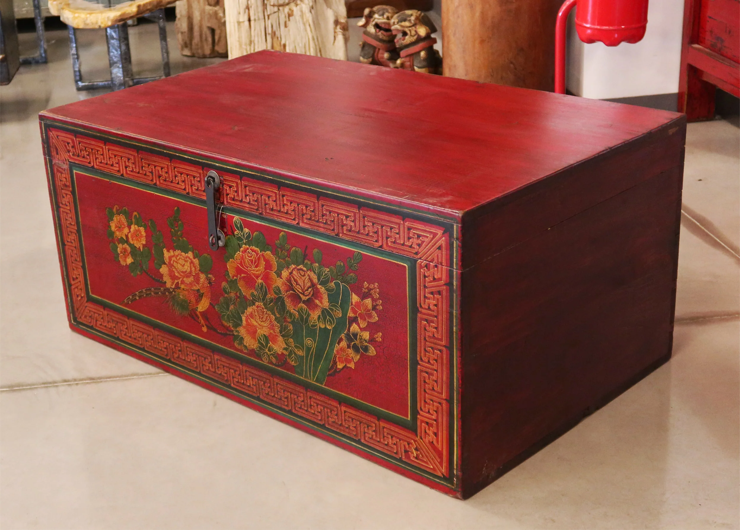 BAULE MONGOLIA DECORO FLOREALE - Image 4