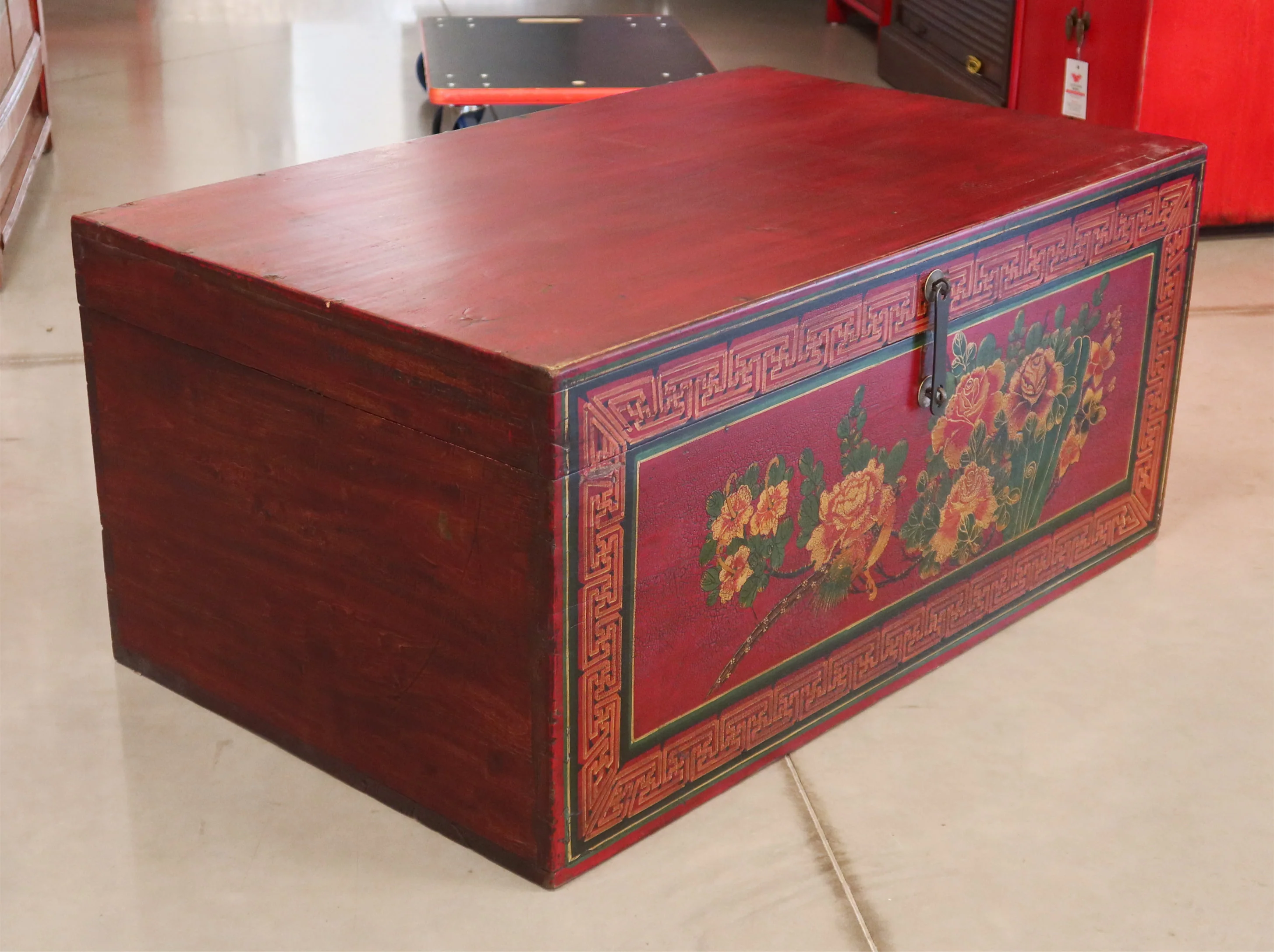 BAULE MONGOLIA DECORO FLOREALE - Image 5