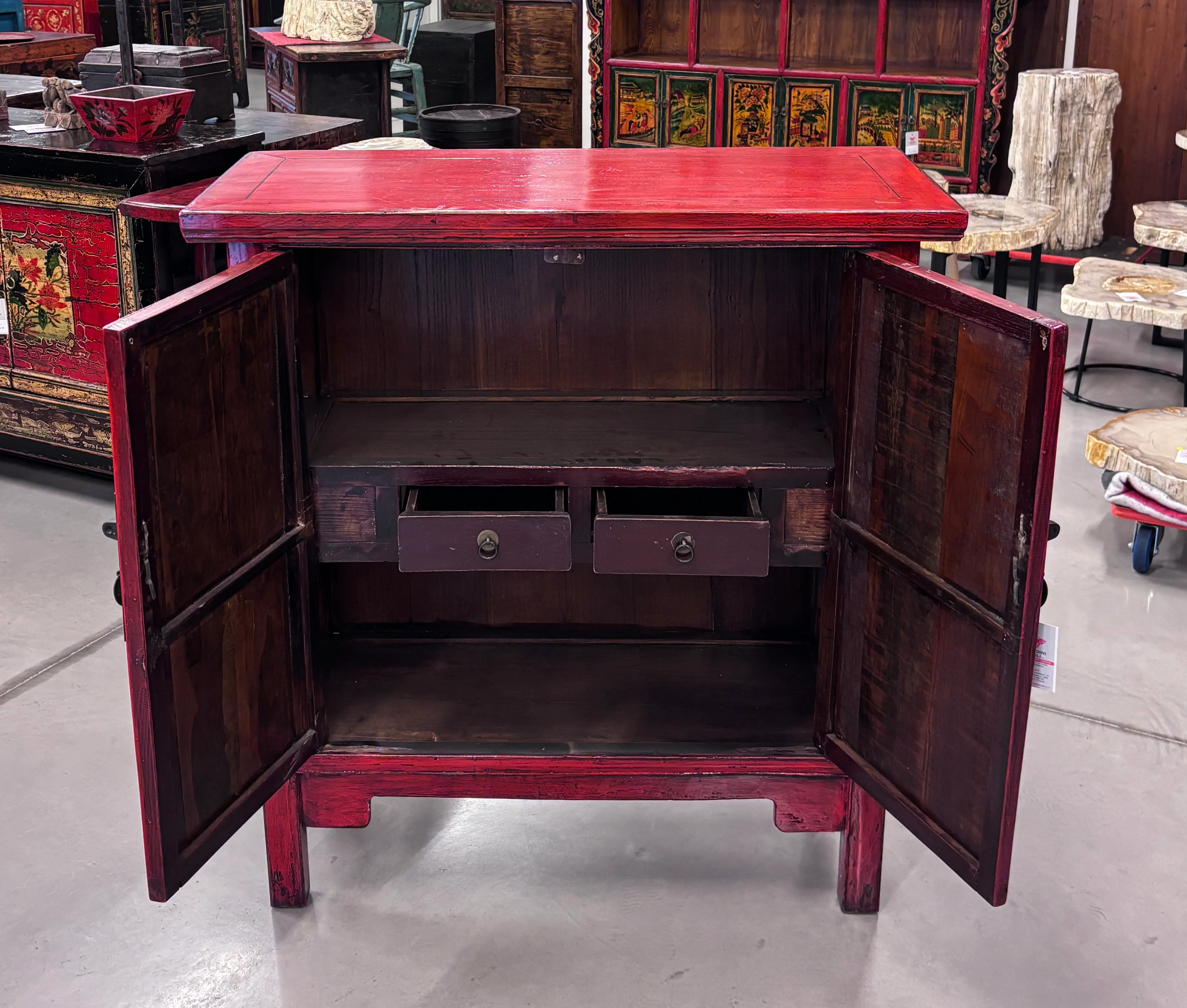 CREDENZA ALTA LACCA ROSSA - Image 3