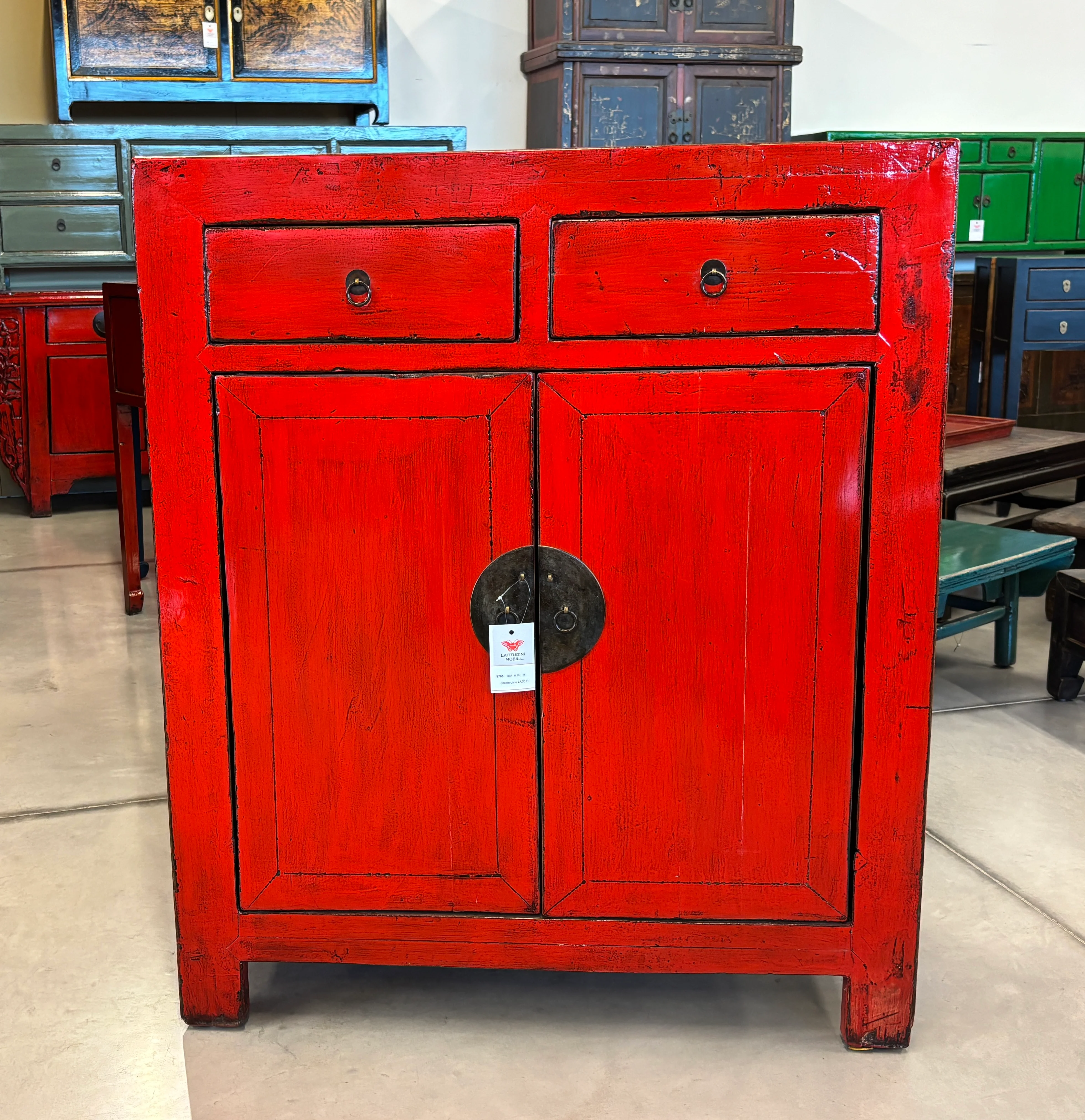 CREDENZINA ALTA LACCA ROSSA - Image 6