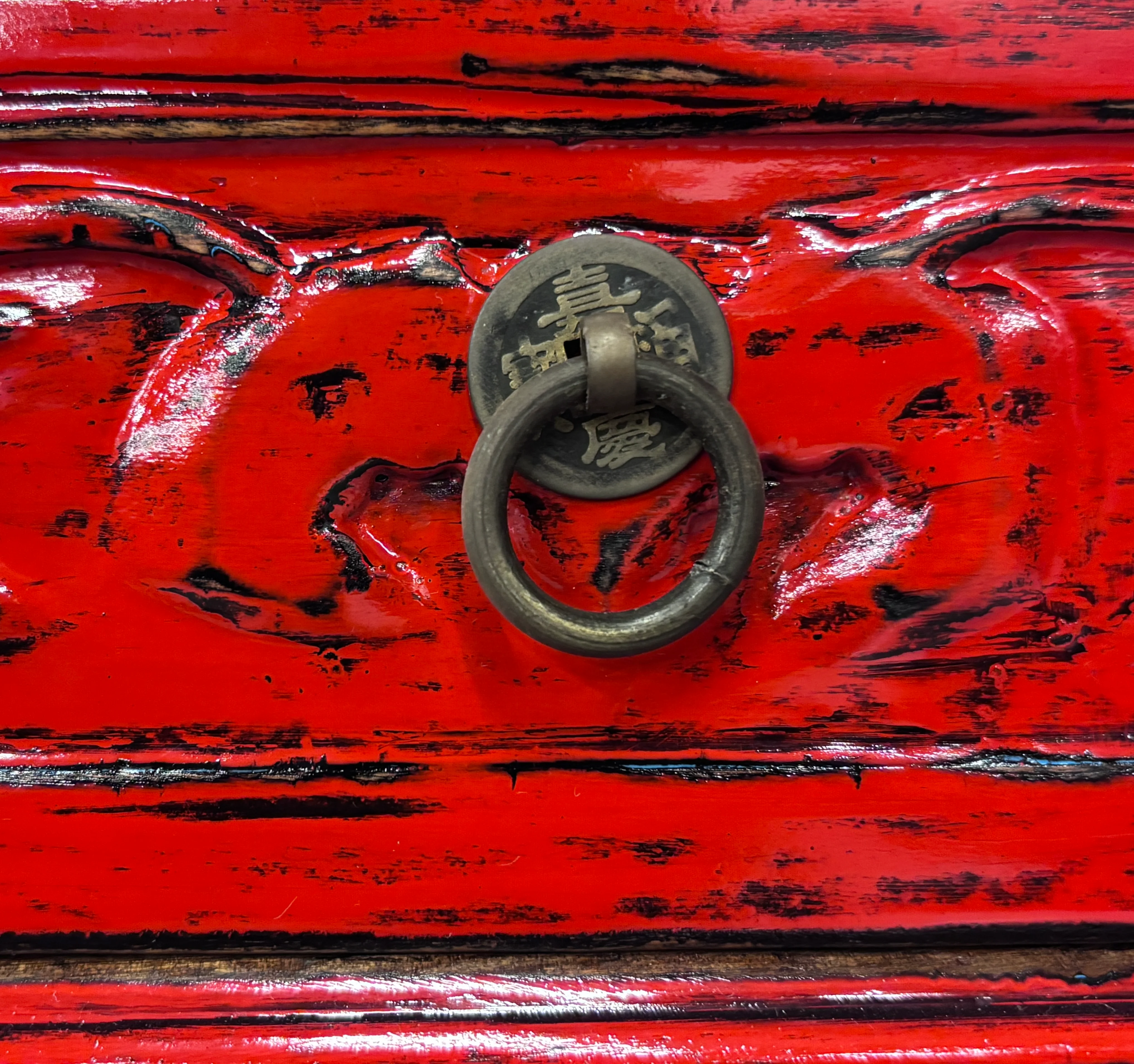 CREDENZINO CINESE IN LACCA ROSSA - Image 11