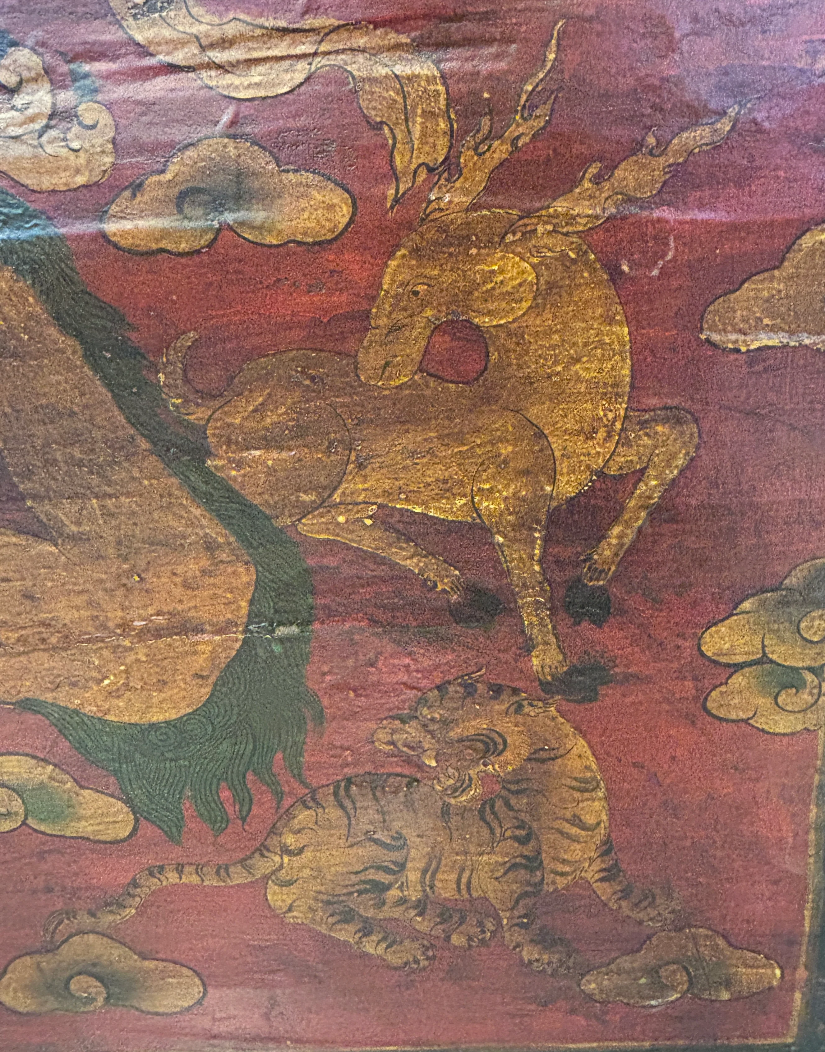 GRANDE BAULE DECORATO TIBETANO - Image 9