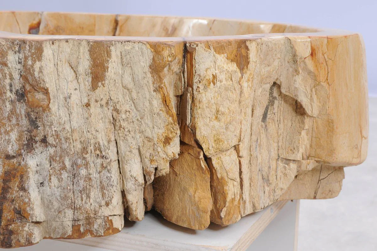 Lavabo da appoggio in legno fossile - 50208 - Image 5