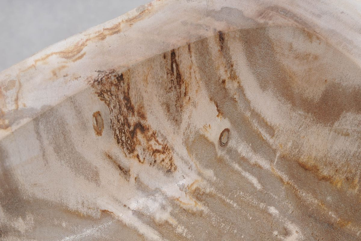 Lavabo da appoggio in legno fossile - 50221 - Image 5