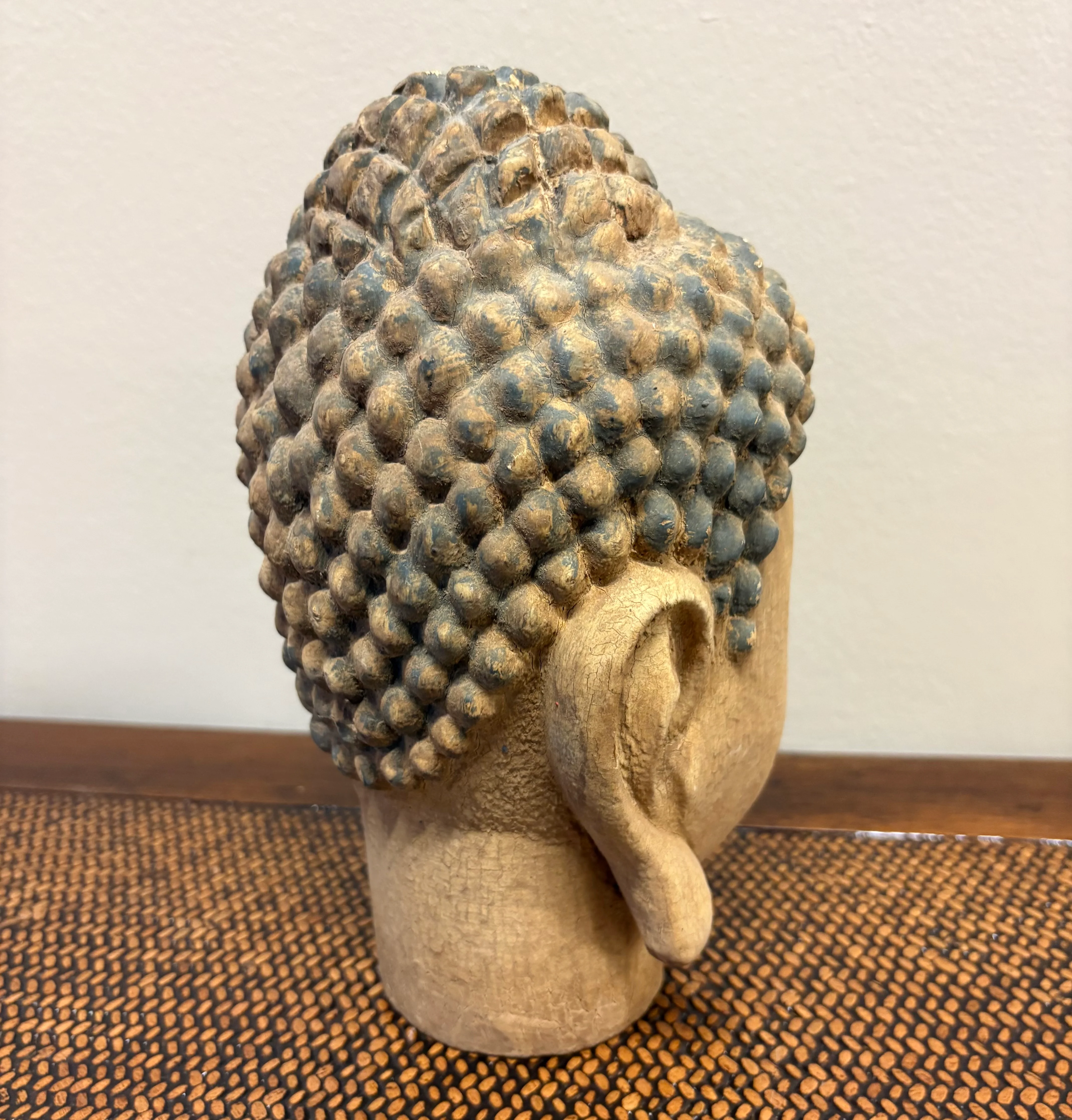 PICCOLA TESTA DI BUDDHA LIGNEA - Image 3