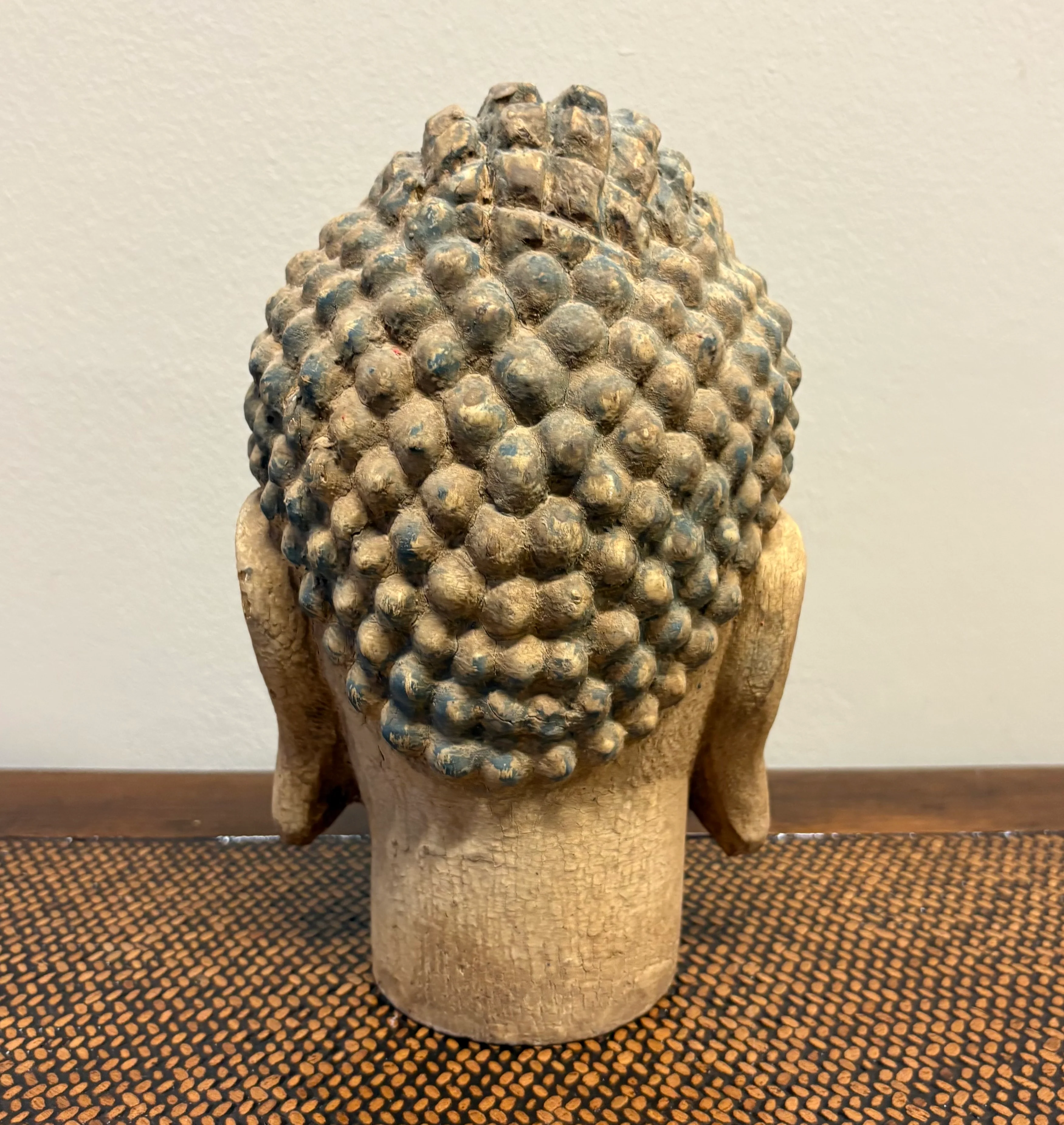 PICCOLA TESTA DI BUDDHA LIGNEA - Image 4