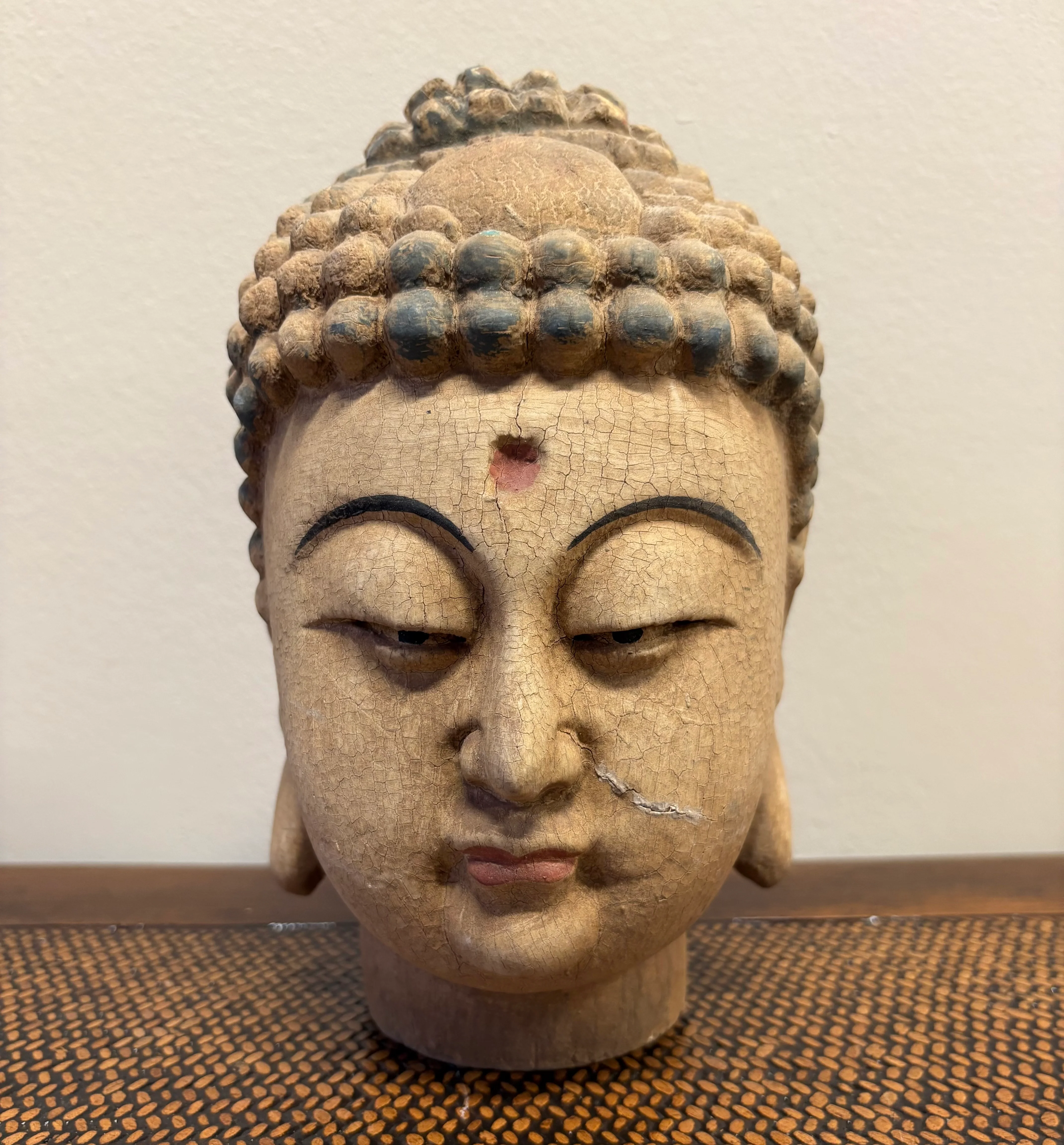 PICCOLA TESTA DI BUDDHA LIGNEA - Image 7