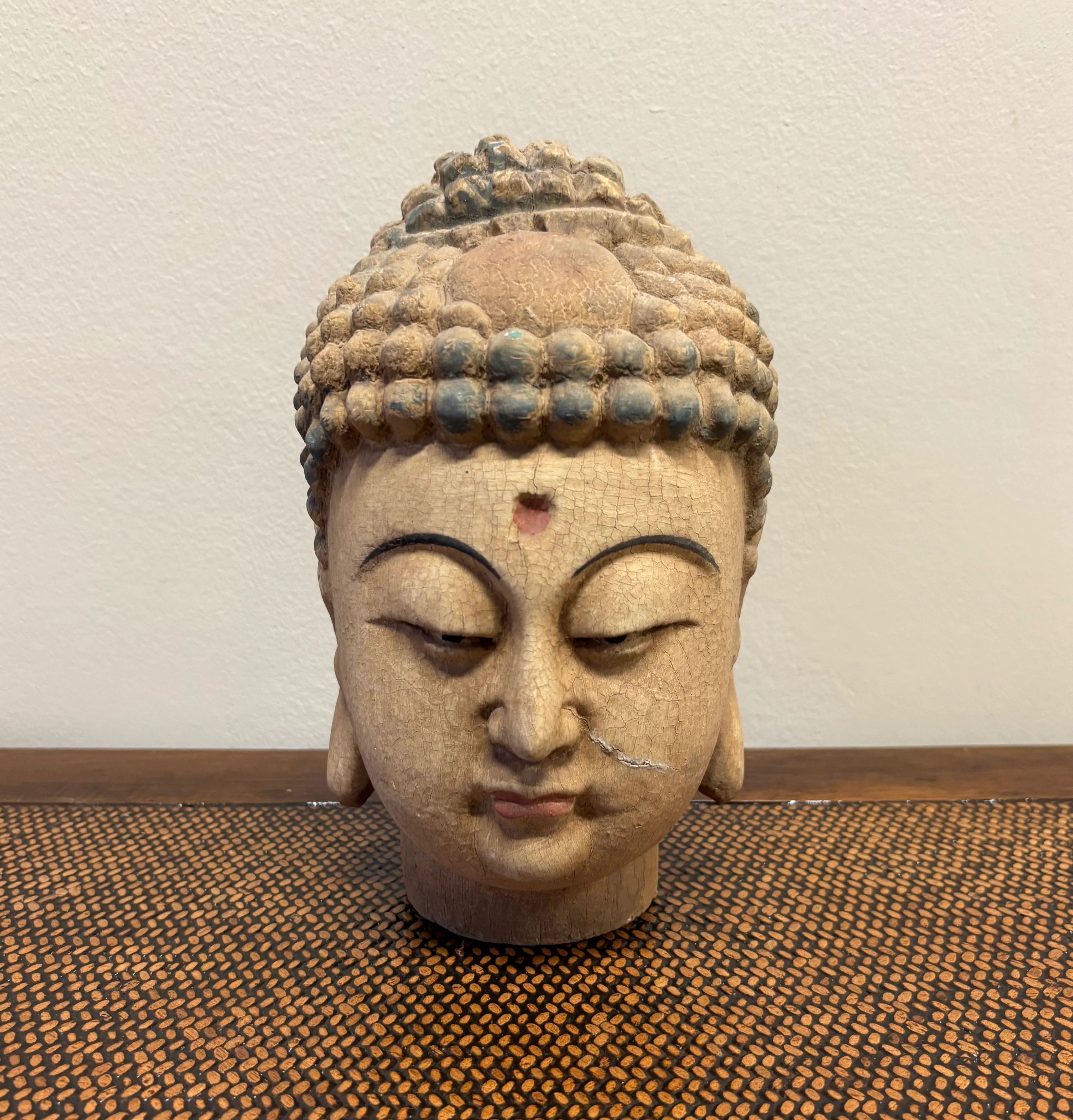 PICCOLA TESTA DI BUDDHA LIGNEA - Image 8