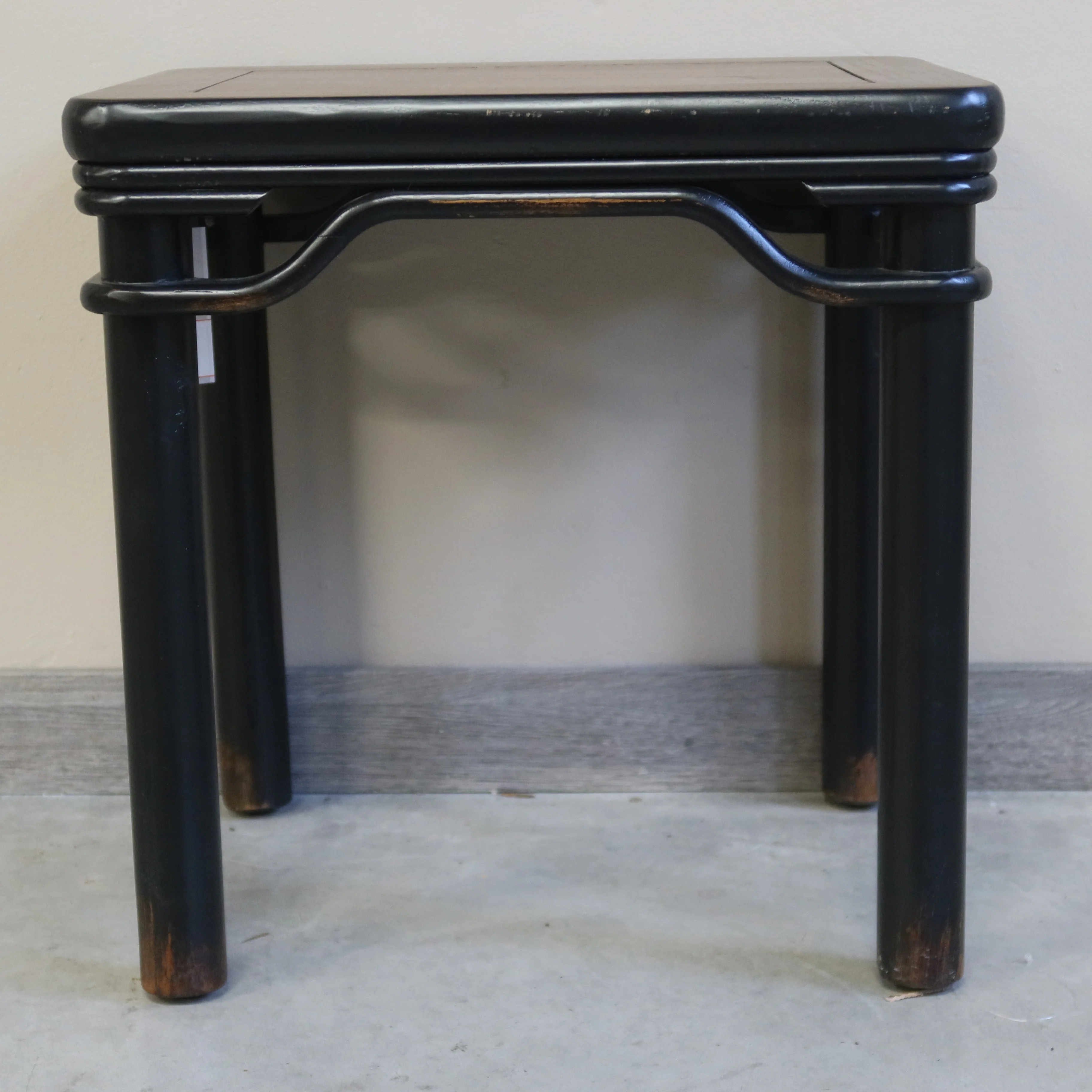 SGABELLO RETTANGOLARE OLMO CINESE - Image 3