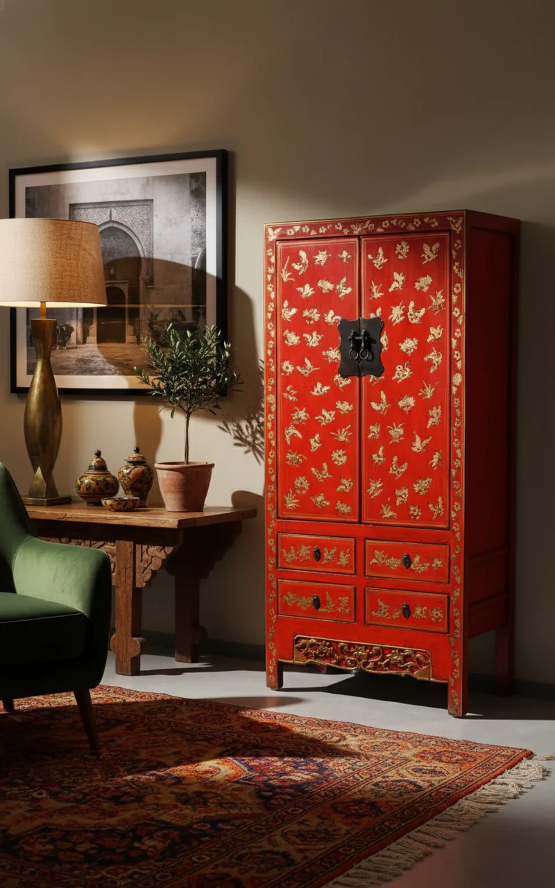 STRETTO ARMADIO CINESE DELLO SHANXI - Image 3