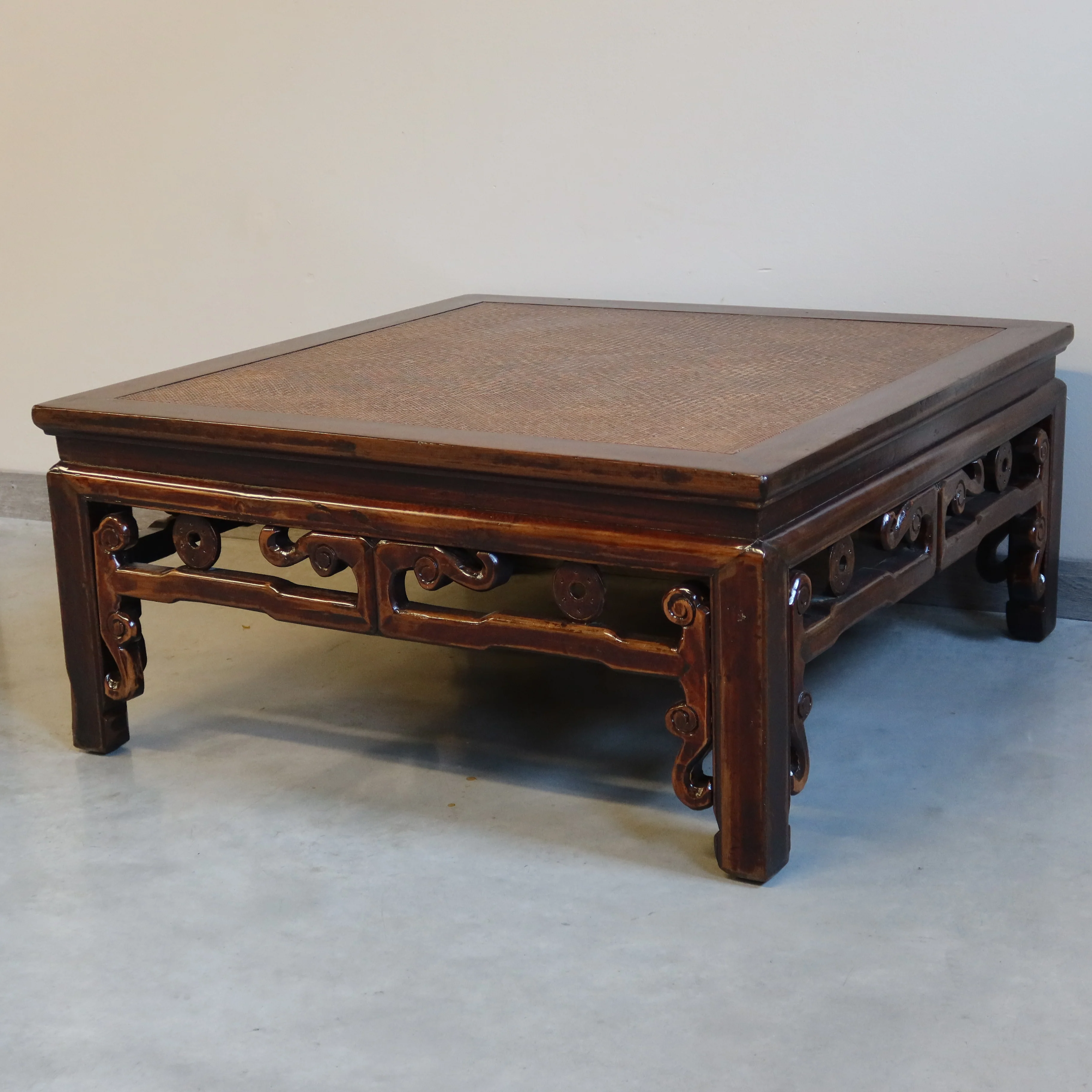 TAVOLO CINESE QUADRATO PIANO RATTAN - Image 5