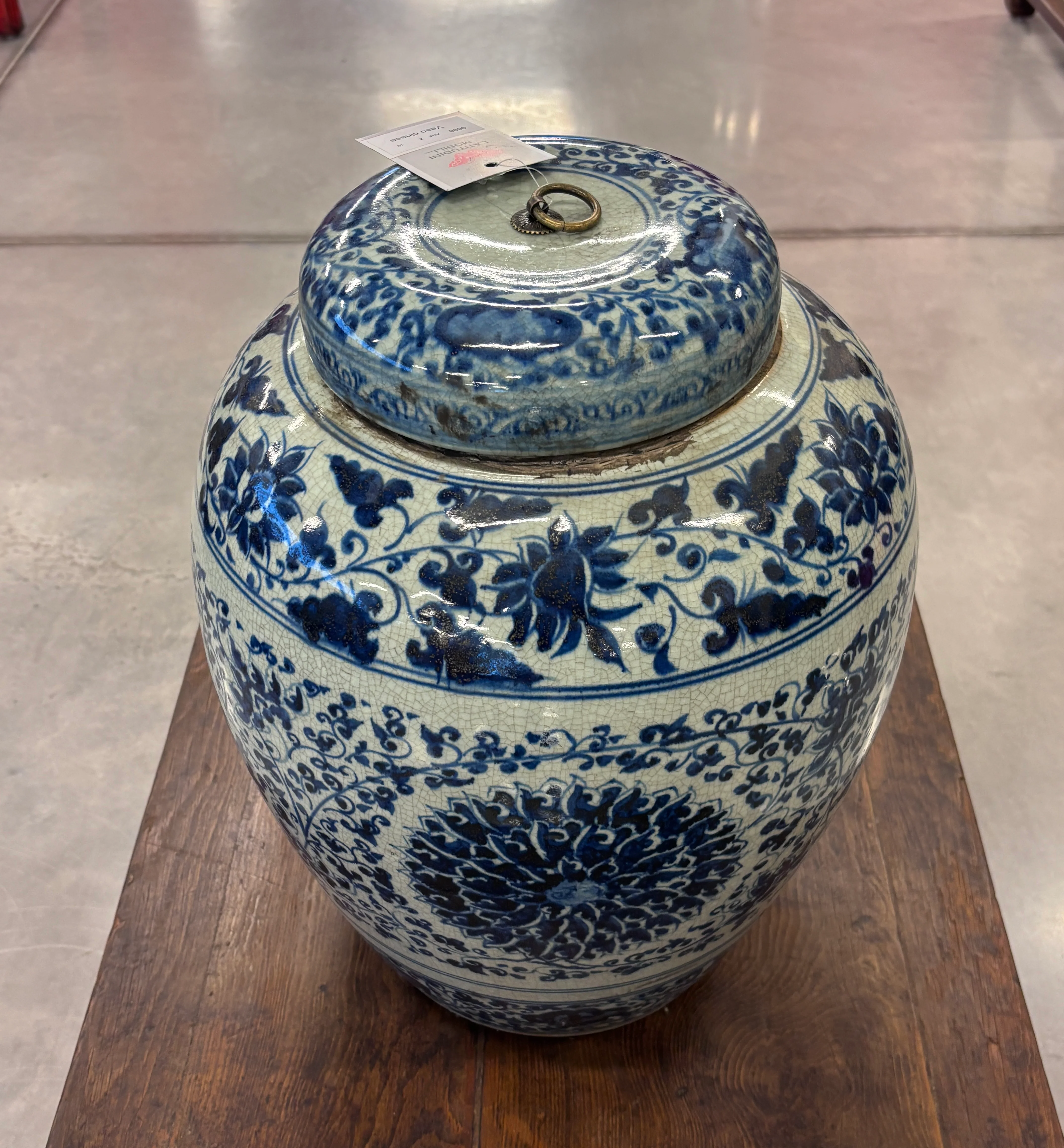 VASO CINESE STONDATO CON COPERCHIO - Image 8